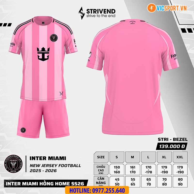 Áo đá banh Clb Inter Miami SS26 Strivend - Hình ảnh 13