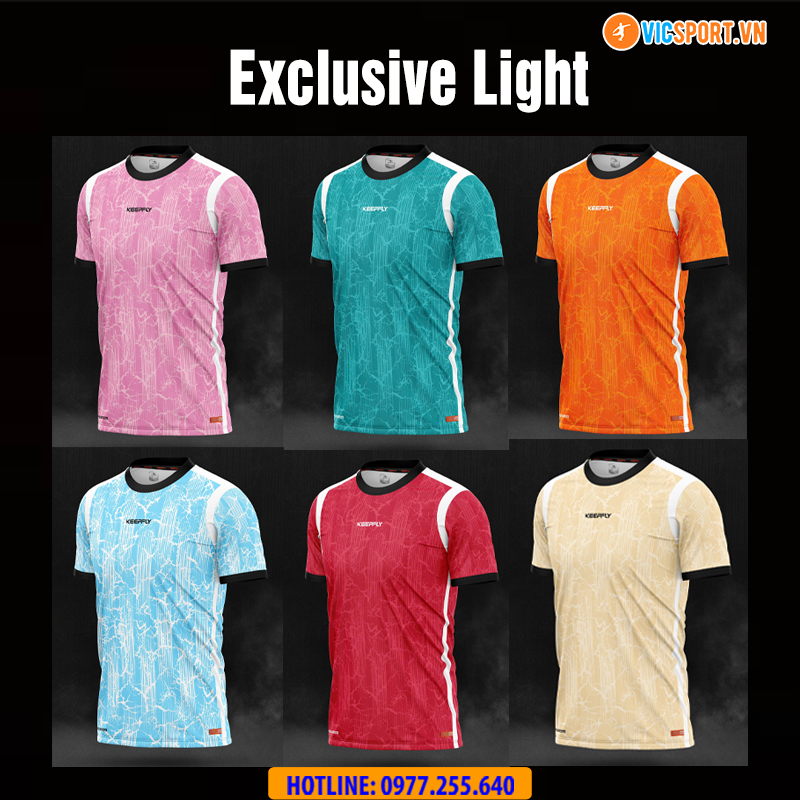 Áo đá banh thiết kế Keepfly Exclusive Light