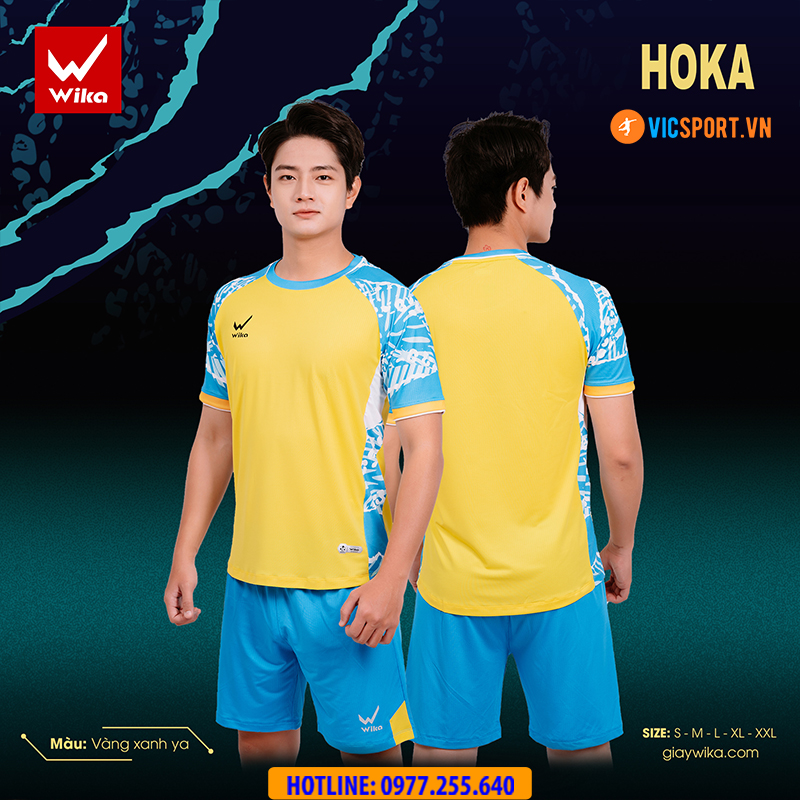 Áo đá banh không logo Wika Hoka - Hình ảnh 15