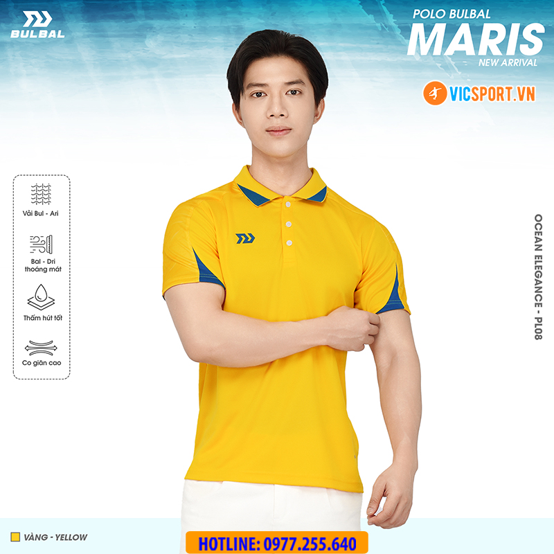 Áo polo thể thao nam Bulbal Maris PL08 - Hình ảnh 13