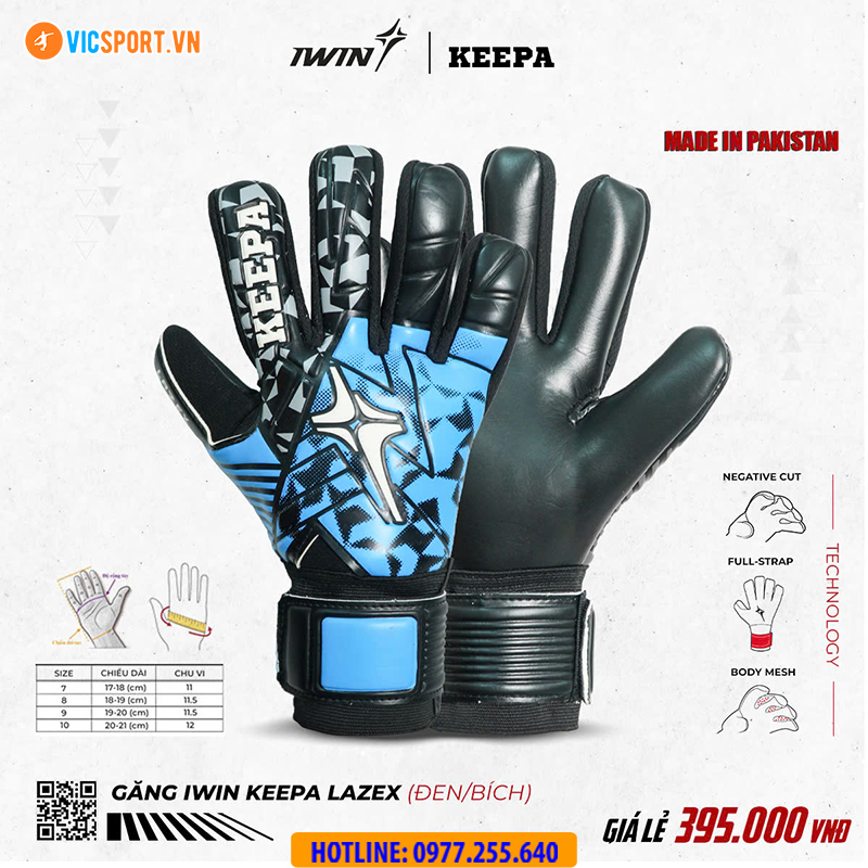 Găng tay thủ môn iWin Keepa Lazex - Hình ảnh 12