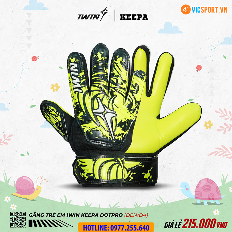 Găng tay thủ môn iWin Keepa Dotpro - Hình ảnh 13