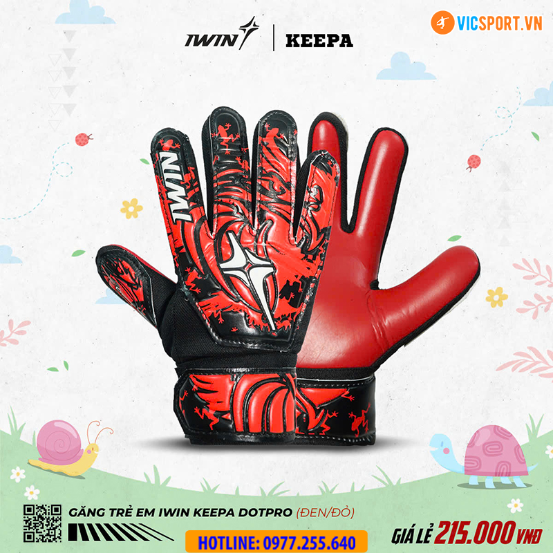 Găng tay thủ môn iWin Keepa Dotpro - Hình ảnh 11