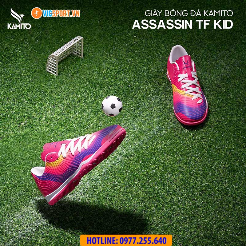 Giày đá banh trẻ em Kamito Assassin đế TF - Hình ảnh 7
