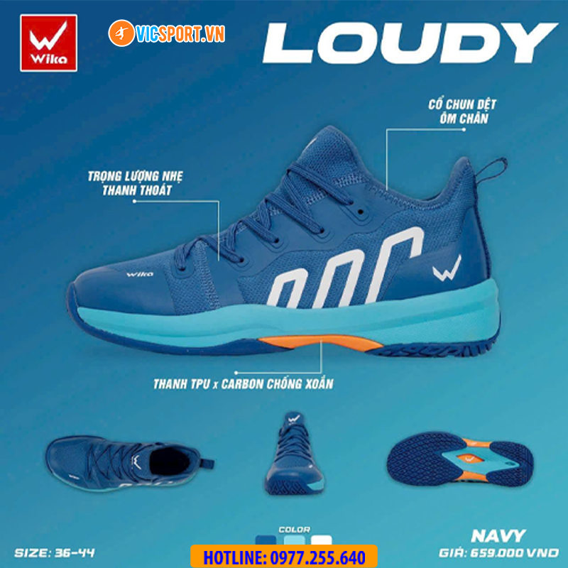 Giày thể thao đa năng Wika Loudy - Hình ảnh 14