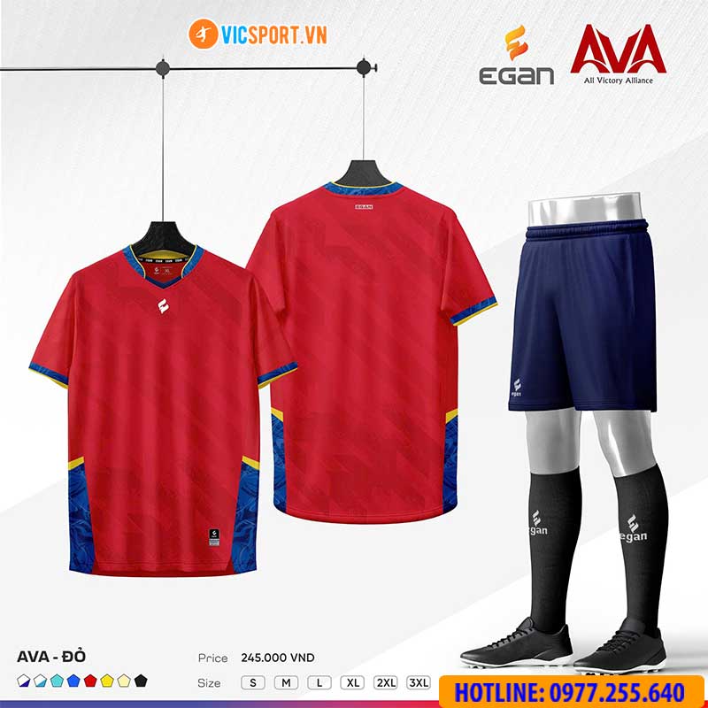 Áo đá banh không logo Egan Ava - Hình ảnh 50