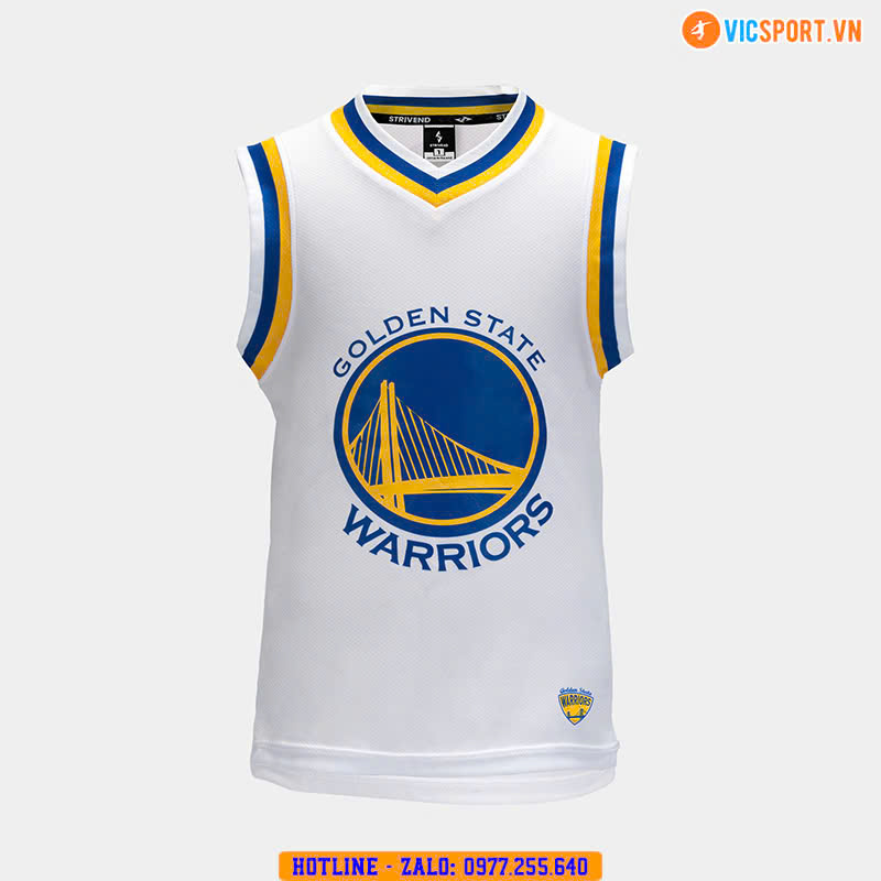 Quần áo bóng rổ trẻ em Strivend Golden State Warriors - Hình ảnh 16