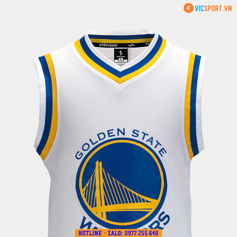 Quần áo bóng rổ trẻ em Strivend Golden State Warriors - Hình ảnh 7