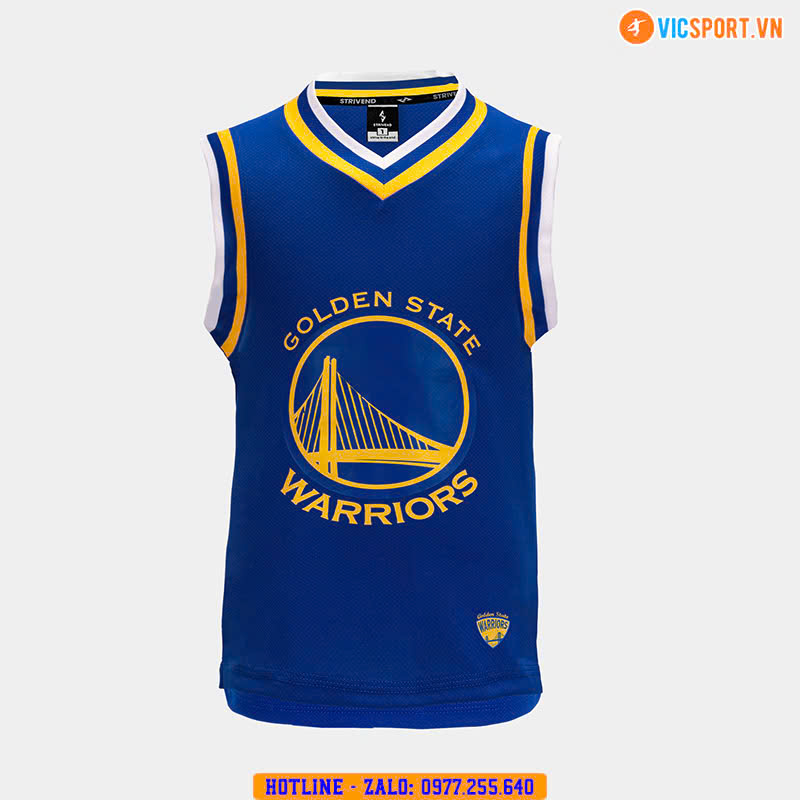 Quần áo bóng rổ trẻ em Strivend Golden State Warriors - Hình ảnh 19