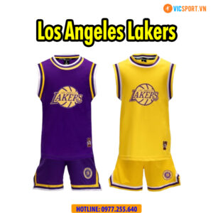 Quần áo bóng rổ trẻ em Strivend Los Angeles Lakers