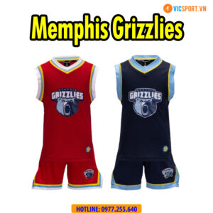 Quần áo bóng rổ trẻ em Strivend Memphis Grizzlies
