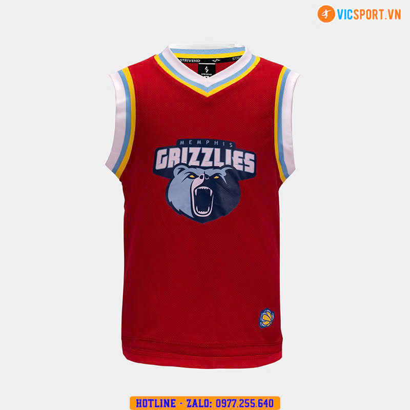 Quần áo bóng rổ trẻ em Strivend Memphis Grizzlies - Hình ảnh 11