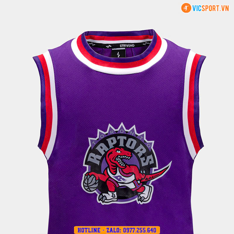 Quần áo bóng rổ trẻ em Strivend Toronto Raptors - Hình ảnh 4