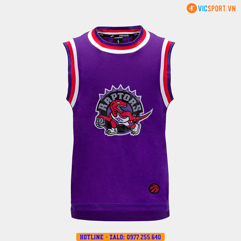 Quần áo bóng rổ trẻ em Strivend Toronto Raptors - Hình ảnh 12