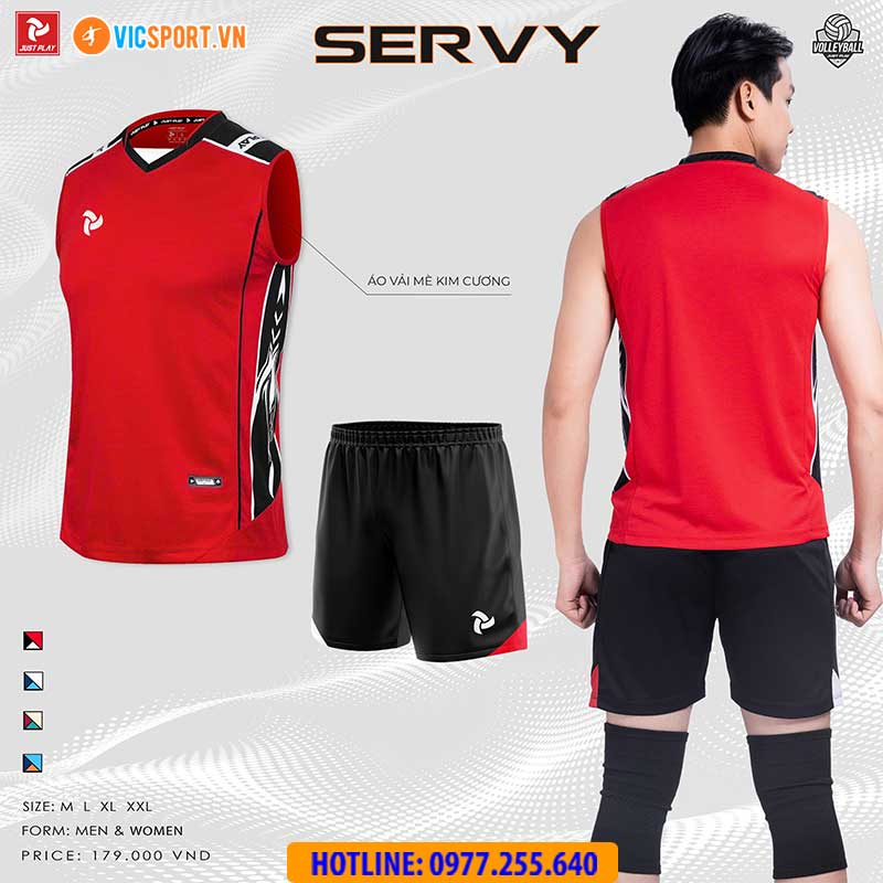 Quần áo bóng chuyền Justplay Servy - Hình ảnh 13