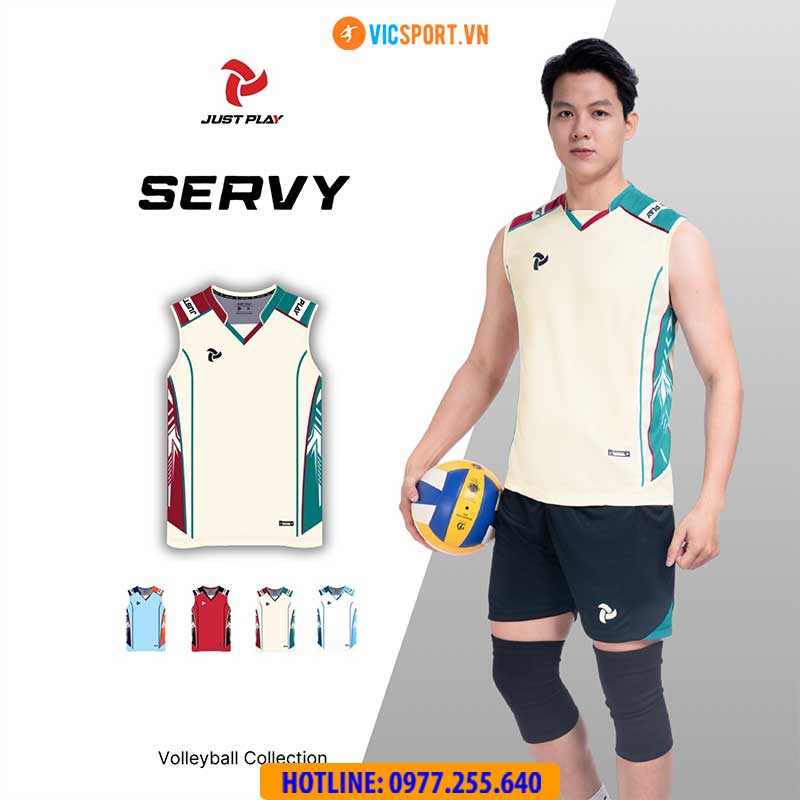 Quần áo bóng chuyền Justplay Servy - Hình ảnh 16