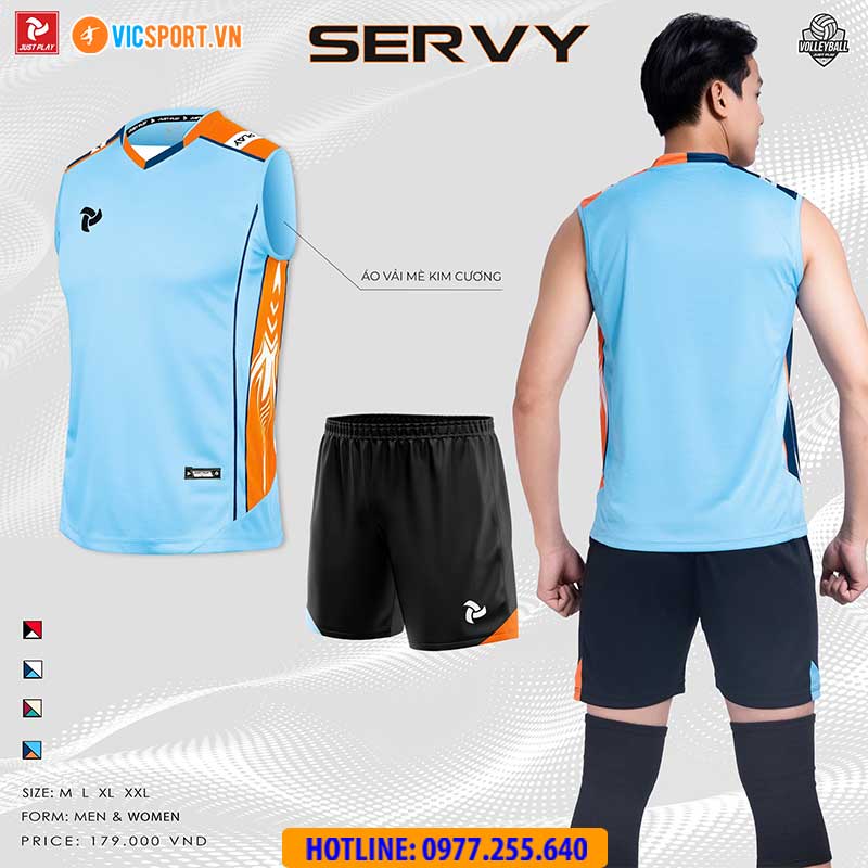 Quần áo bóng chuyền Justplay Servy - Hình ảnh 19