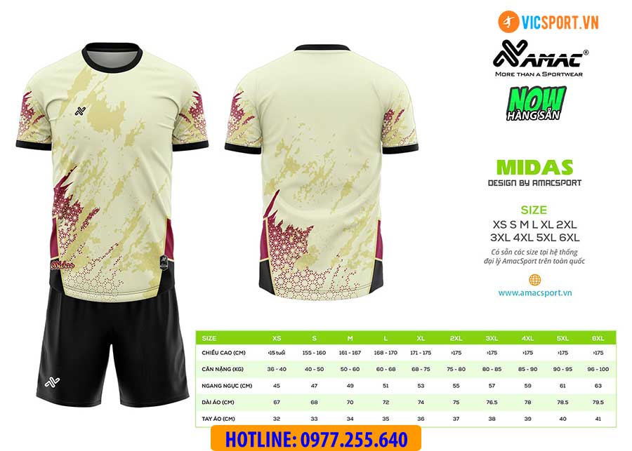 Áo đá banh thiết kế Amac Midas - Hình ảnh 4