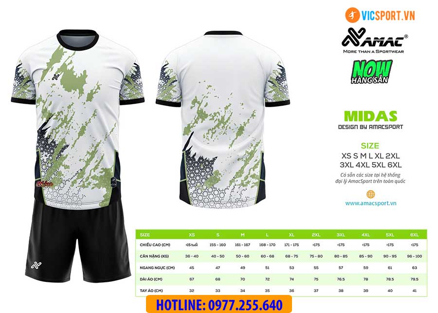 Áo đá banh thiết kế Amac Midas - Hình ảnh 7