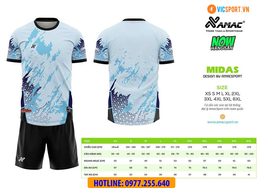 Áo đá banh thiết kế Amac Midas - Hình ảnh 8