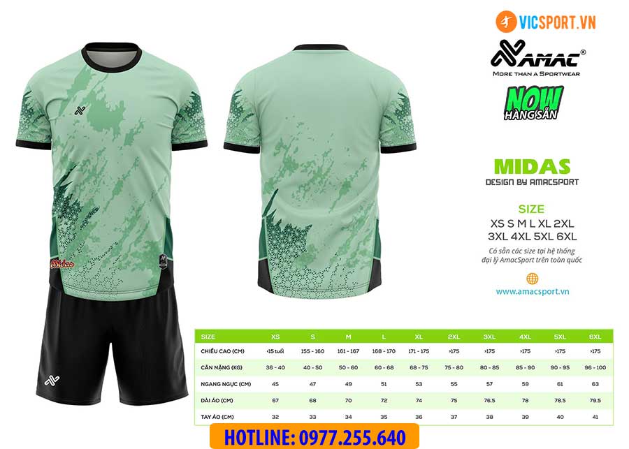 Áo đá banh thiết kế Amac Midas - Hình ảnh 10