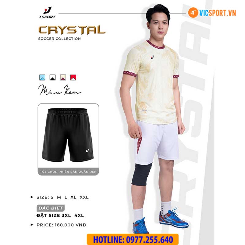 Áo đá banh thiết kế J-Sport Crystal - Hình ảnh 24