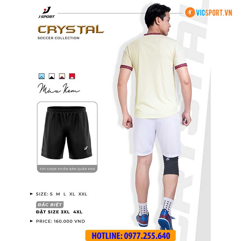 Áo đá banh thiết kế J-Sport Crystal - Hình ảnh 25