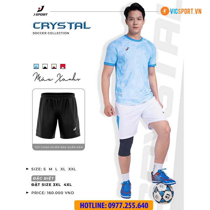 Áo đá banh thiết kế J-Sport Crystal - Hình ảnh 30