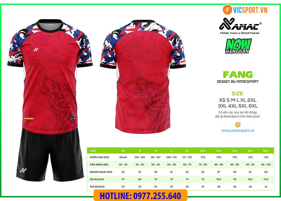 Áo đá banh thiết kế Amac Fang - Hình ảnh 6