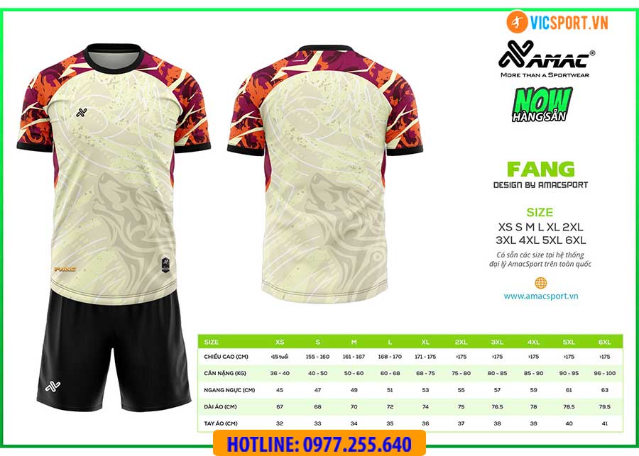 Áo đá banh thiết kế Amac Fang - Hình ảnh 10