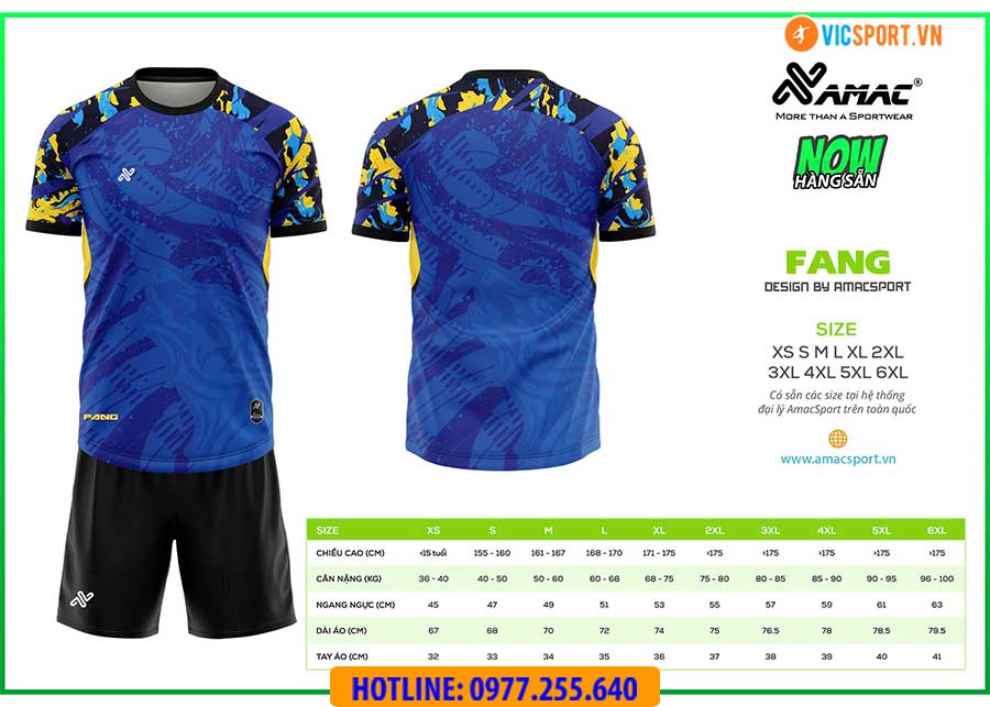 Áo đá banh thiết kế Amac Fang - Hình ảnh 5
