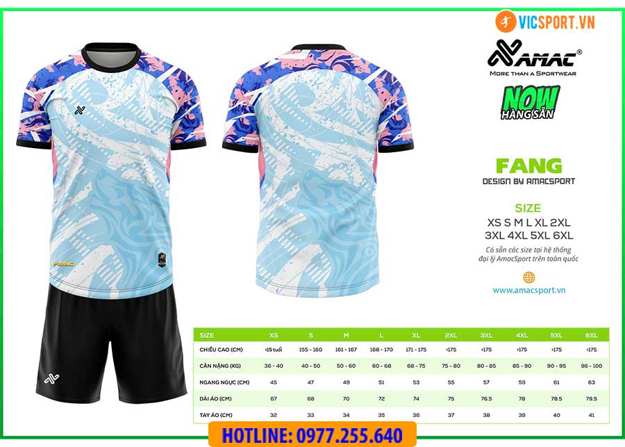 Áo đá banh thiết kế Amac Fang - Hình ảnh 7