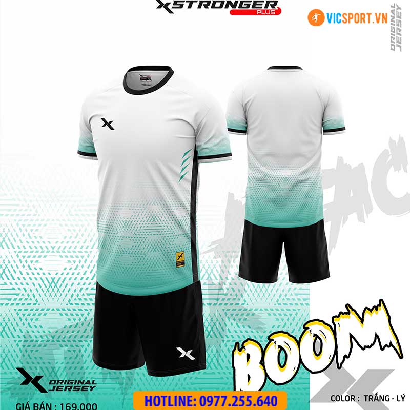 Áo đá banh thiết kế Ultimate Xstronger Boom - Hình ảnh 3
