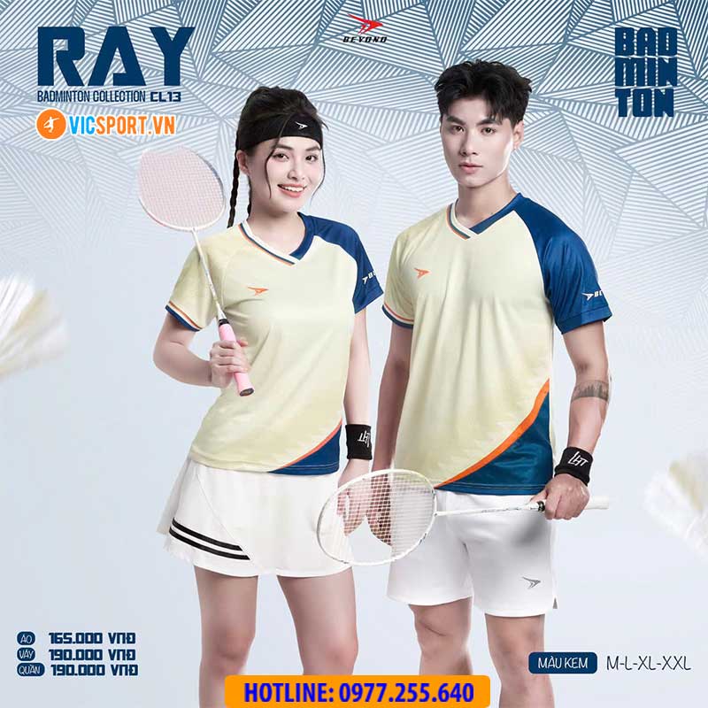 Áo cầu lông pickleball Beyono Ray CL13 đa năng - Hình ảnh 2