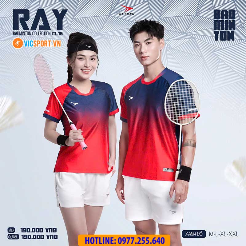 Áo cầu lông pickleball Beyono Ray CL13 đa năng - Hình ảnh 12