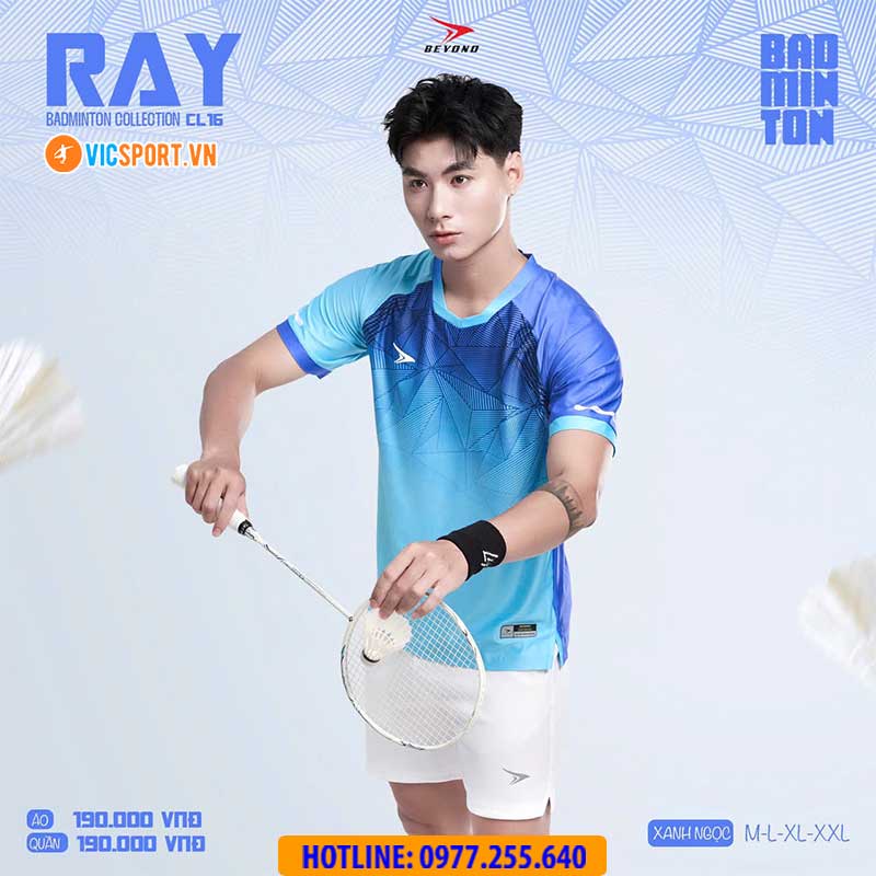 Áo cầu lông pickleball Beyono Ray CL16 đa năng - Hình ảnh 6