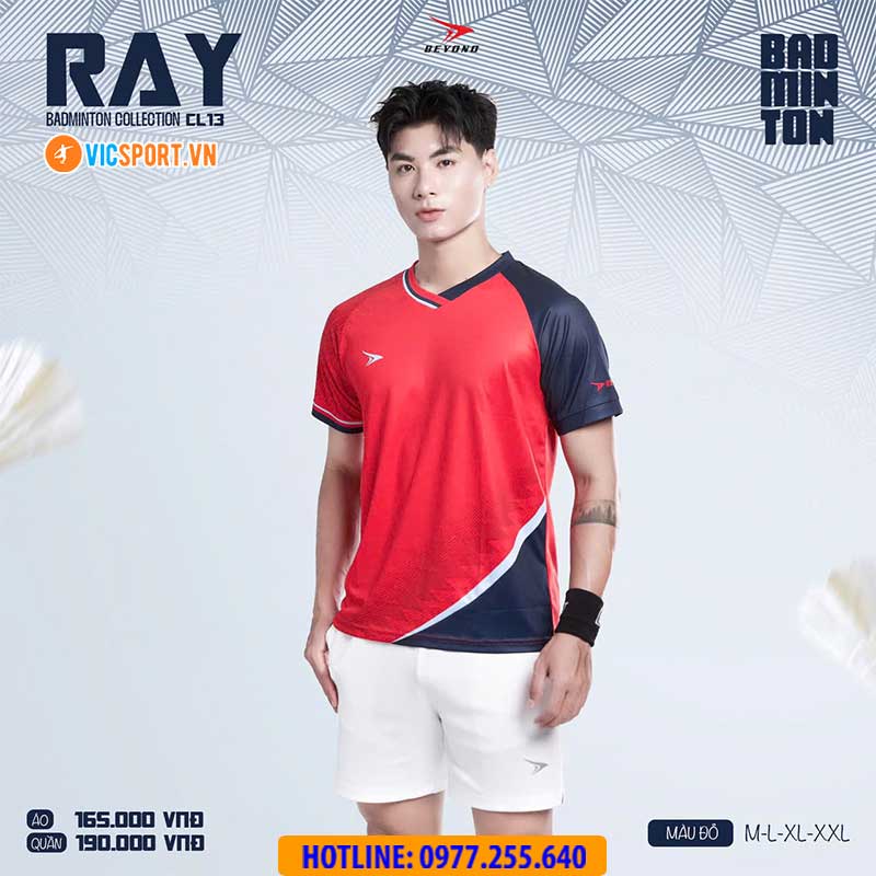 Áo cầu lông pickleball Beyono Ray CL13 đa năng - Hình ảnh 9