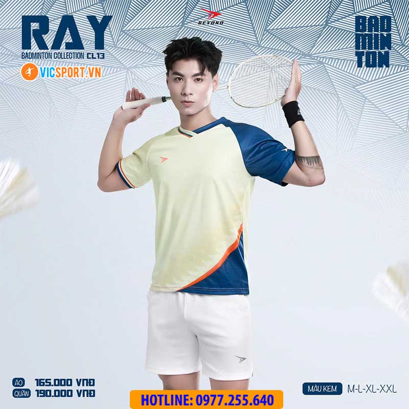 Áo cầu lông pickleball Beyono Ray CL13 đa năng - Hình ảnh 7