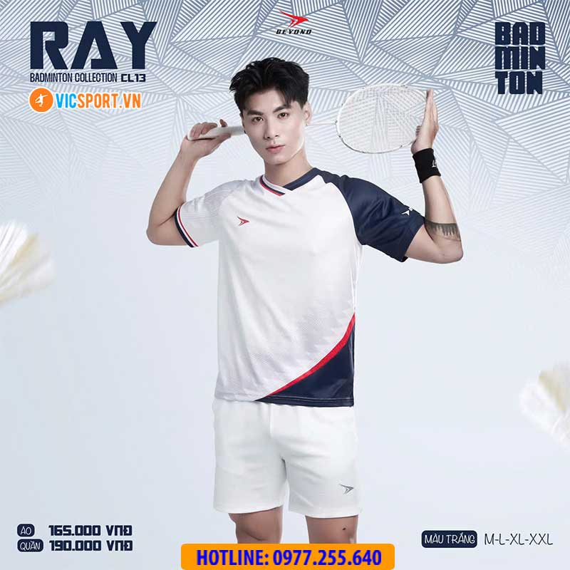 Áo cầu lông pickleball Beyono Ray CL13 đa năng - Hình ảnh 10