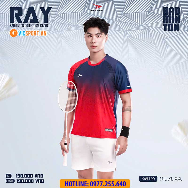 Áo cầu lông pickleball Beyono Ray CL13 đa năng - Hình ảnh 15