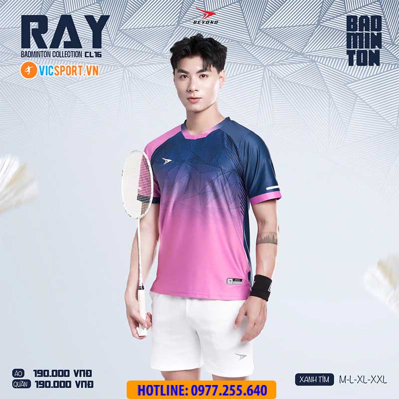Áo cầu lông pickleball Beyono Ray CL13 đa năng - Hình ảnh 17