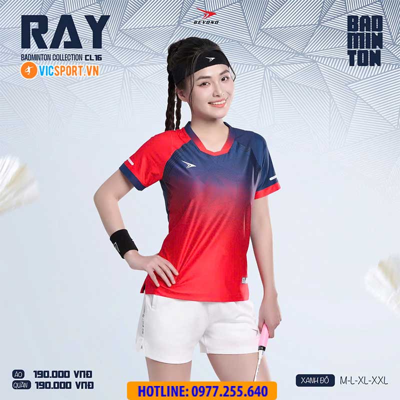 Áo cầu lông pickleball Beyono Ray CL16 đa năng - Hình ảnh 8