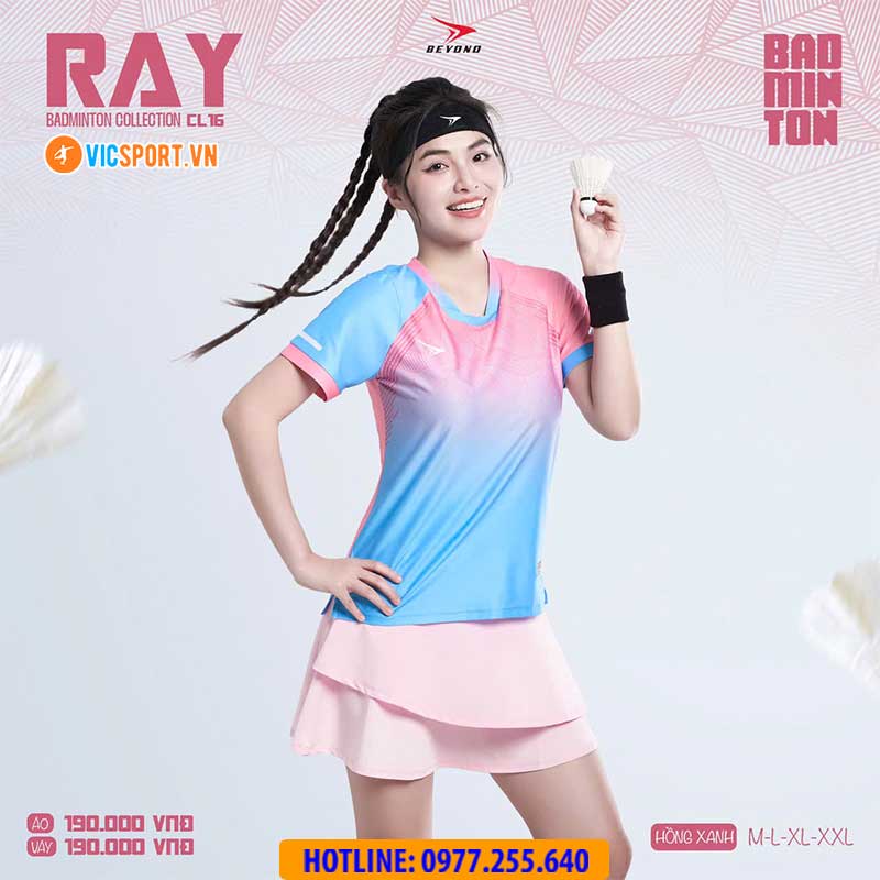 Áo cầu lông pickleball Beyono Ray CL16 đa năng - Hình ảnh 9