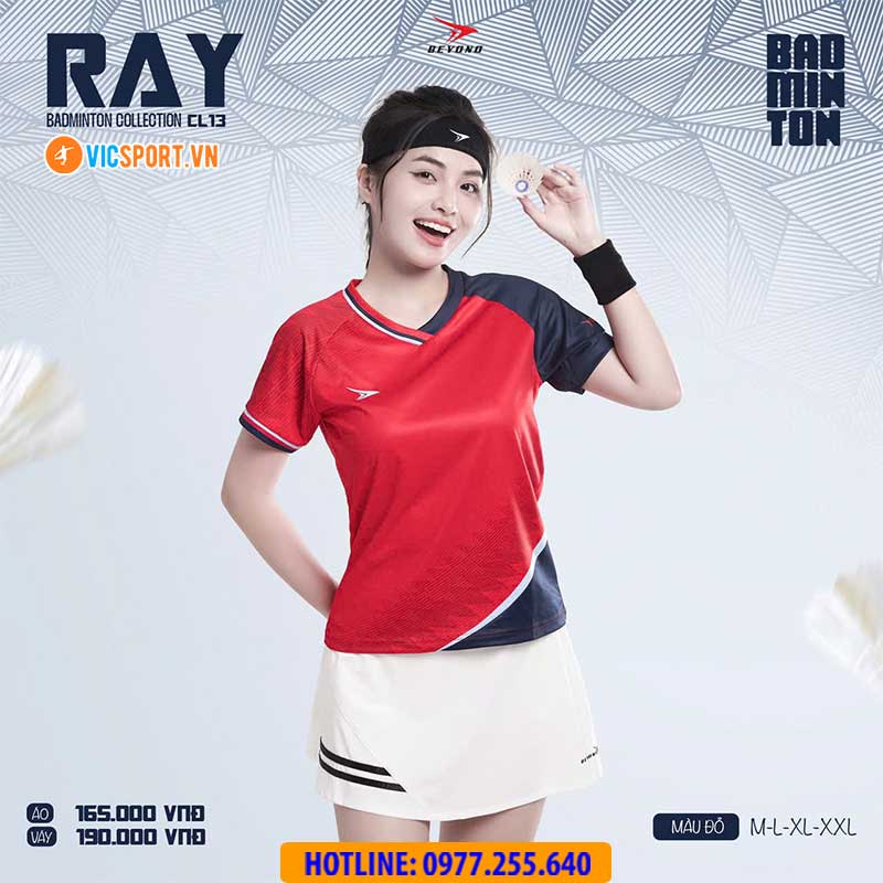 Áo cầu lông pickleball Beyono Ray CL13 đa năng - Hình ảnh 18