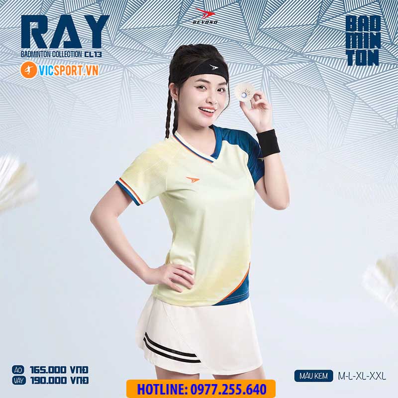 Áo cầu lông pickleball Beyono Ray CL13 đa năng - Hình ảnh 5