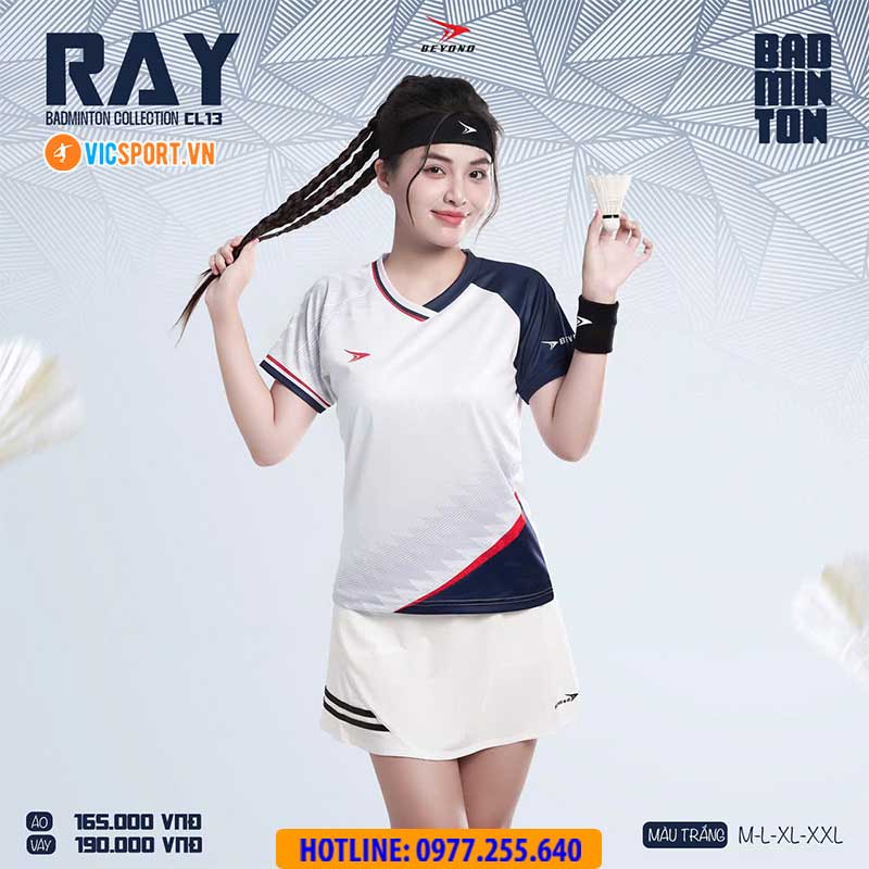 Áo cầu lông pickleball Beyono Ray CL13 đa năng - Hình ảnh 8