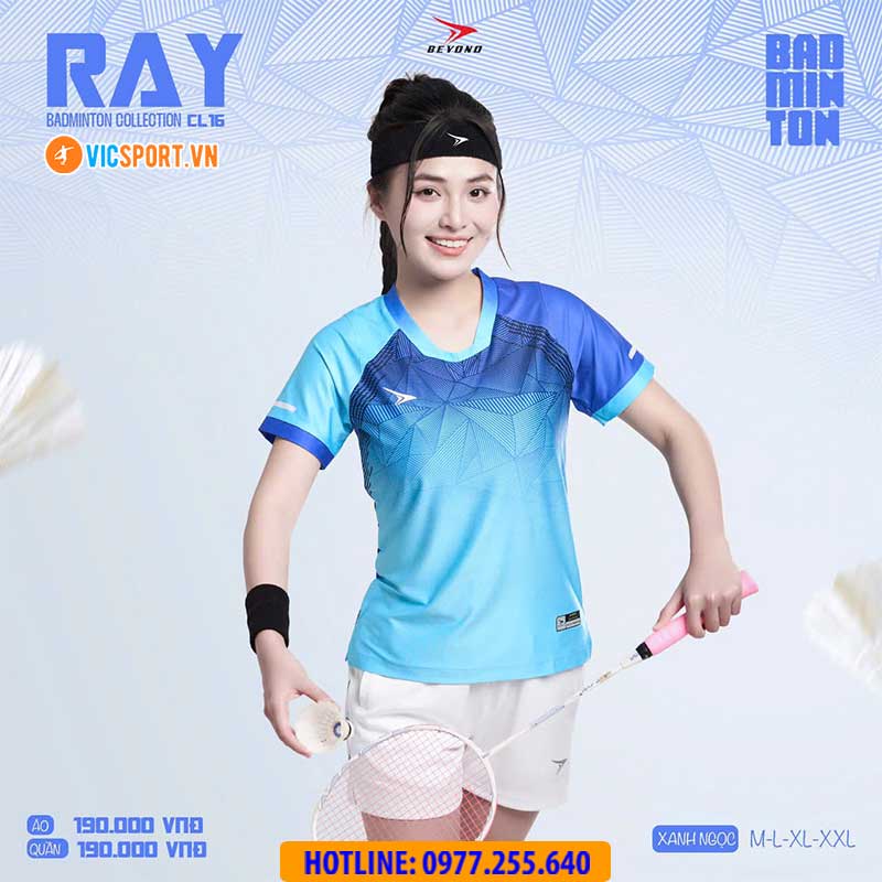 Áo cầu lông pickleball Beyono Ray CL13 đa năng - Hình ảnh 19
