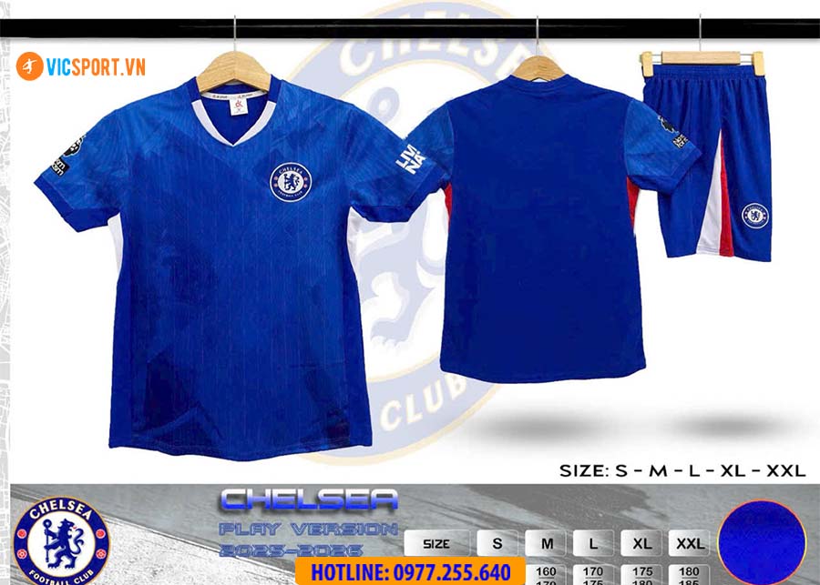 Áo đá banh Clb Chelsea mùa giải 2025-2026 vải mè - Hình ảnh 16