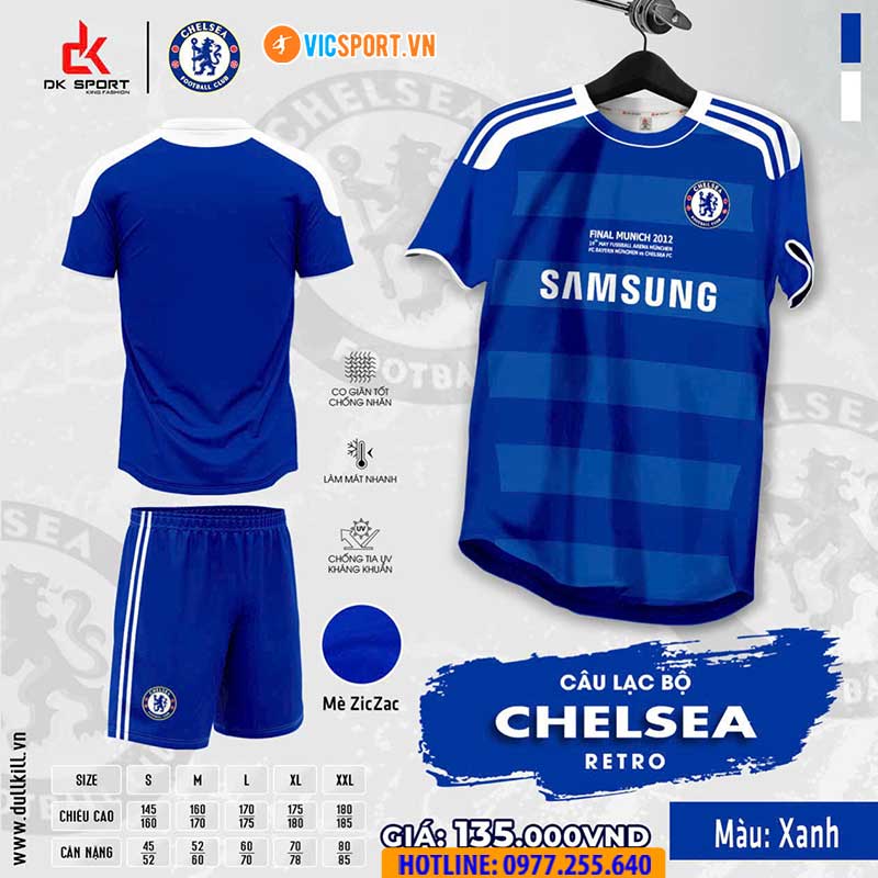Áo đá banh Clb Chelsea mùa giải 2025-2026 vải mè - Hình ảnh 5