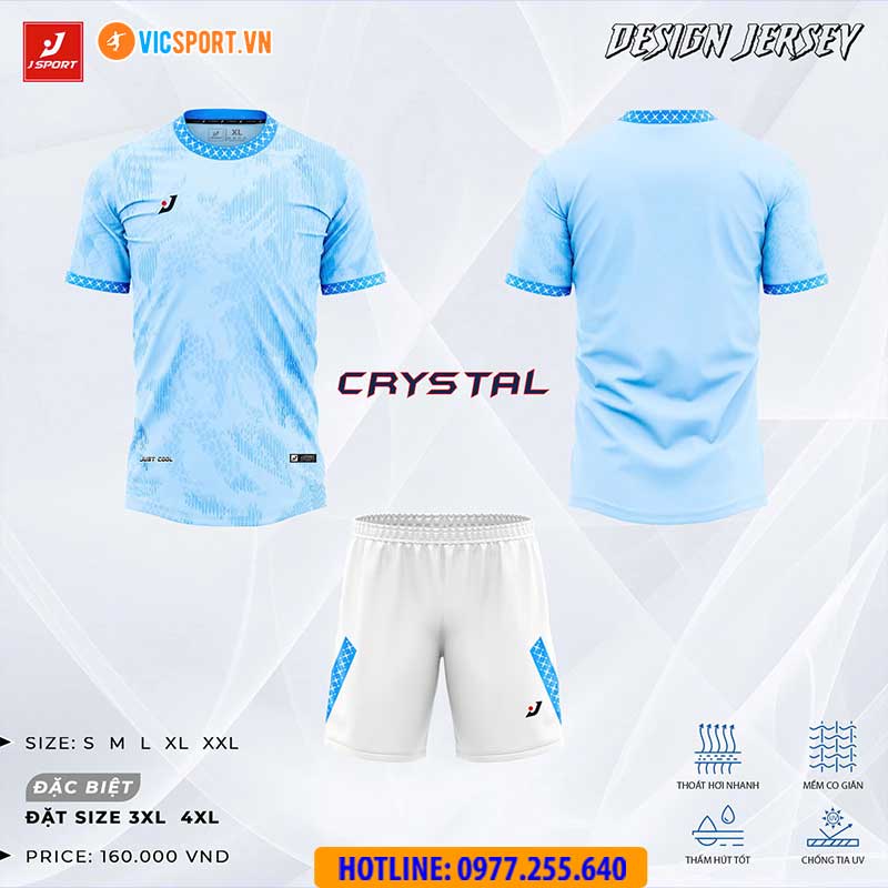 Áo đá banh thiết kế J-Sport Crystal - Hình ảnh 35